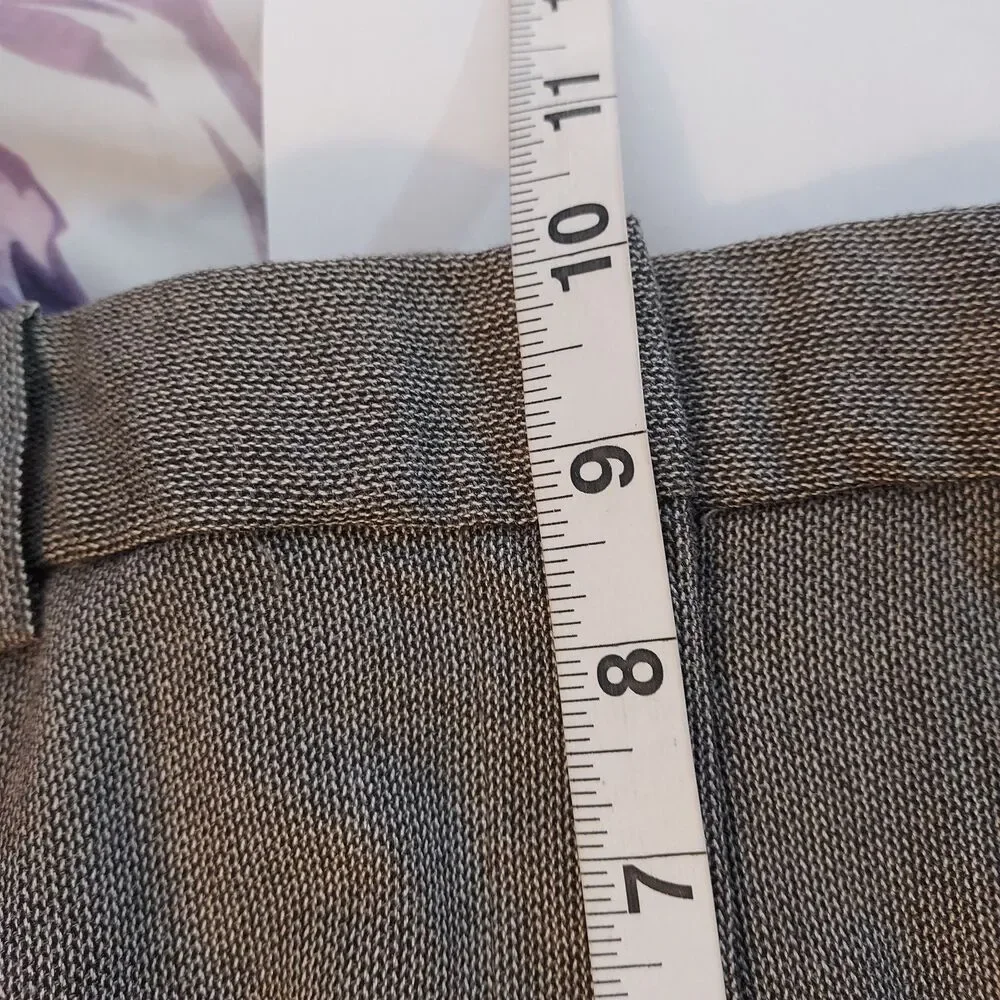 Worthington Dress Pants Womens Size 10 Tan Black Trouser Modern Fit Office NWT